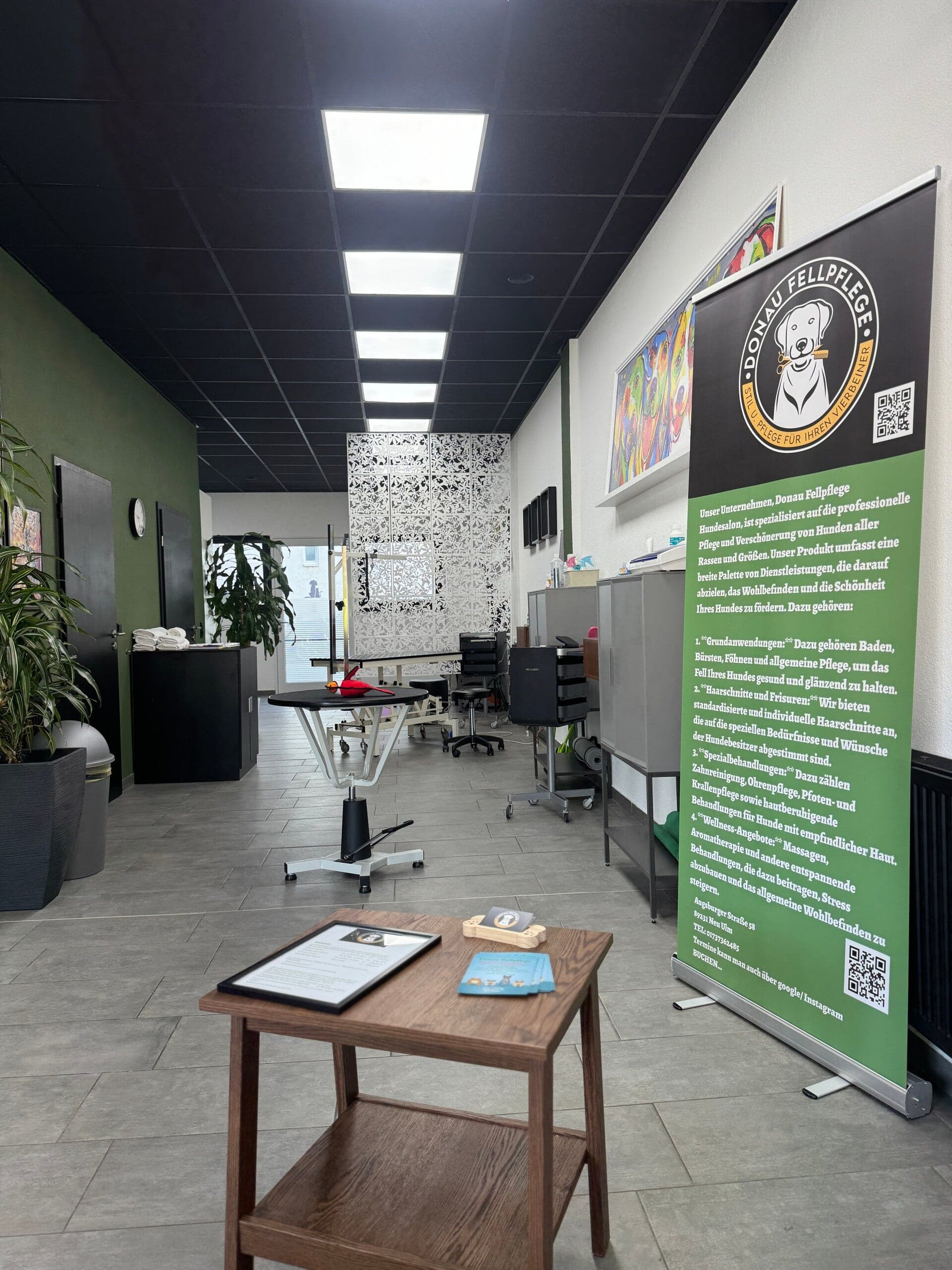 DonauFellpflege Studio mit ruhiger Holistic Spa Atmosphäre
